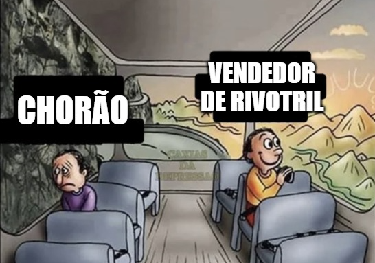 Enquanto uns choram, outros vendem rivotril
