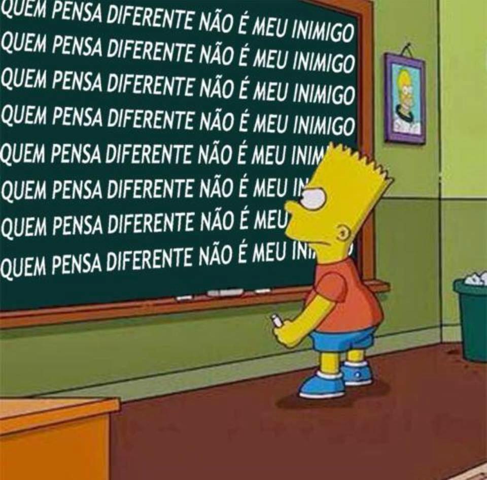 Vá atrás de quem pensa diferente de você