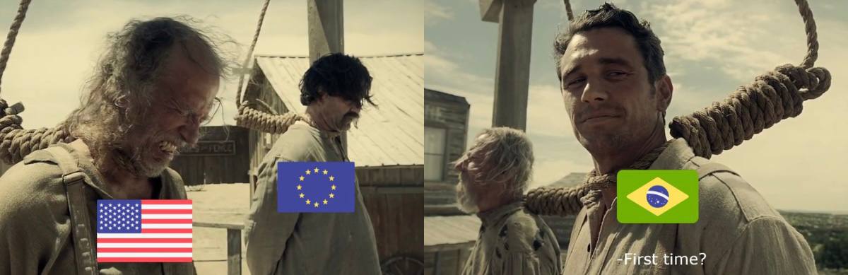 Sua primeira vez, gringo?